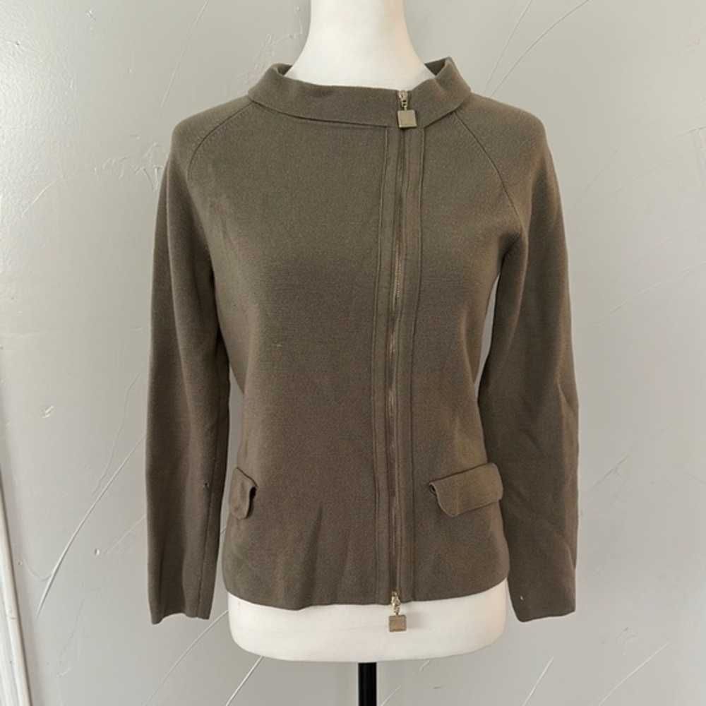 FINAL SALE Max Mara Wool Cardigan Jacket Used Flaws M
